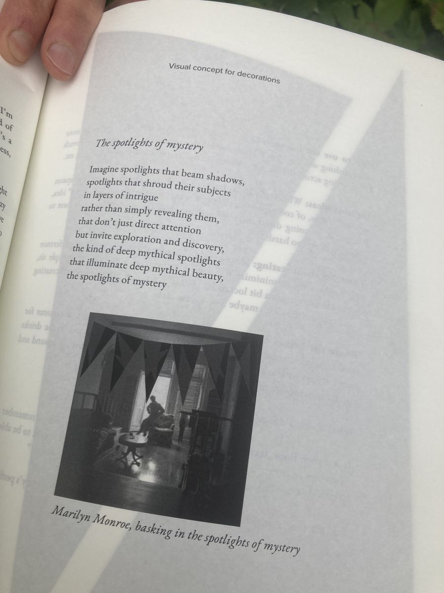 A spread from the Tinseltown guide